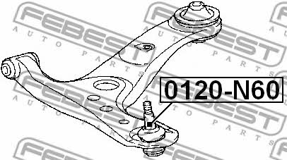 Febest Ball joint – price 53 PLN