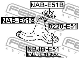 Febest Ball joint – price 59 PLN