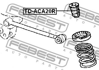 Febest Rear shock absorber bump – price 59 PLN