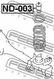 Febest Front shock absorber bump – price 88 PLN
