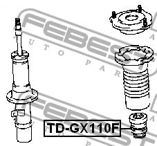 Febest Front shock absorber bump – price 29 PLN