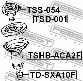 Buy Febest TDSXA10F – good price at EXIST.AE!