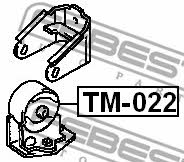 Engine mount, front Febest TM-008
