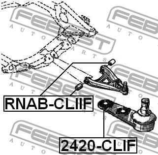 Buy Febest 2420-CLIF at a low price in United Arab Emirates!
