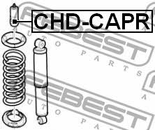 Rear shock absorber bump Febest CHD-CAPR