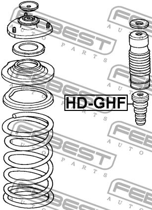Febest Front shock absorber bump – price 27 PLN