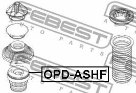 Front shock absorber bump Febest OPD-ASHF