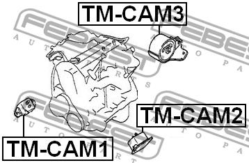 Engine mount right Febest TM-CAM1