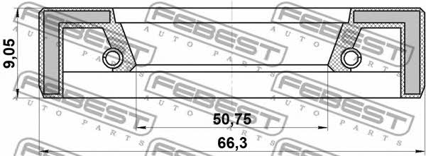 Buy Febest 95FAY52660909X – good price at EXIST.AE!