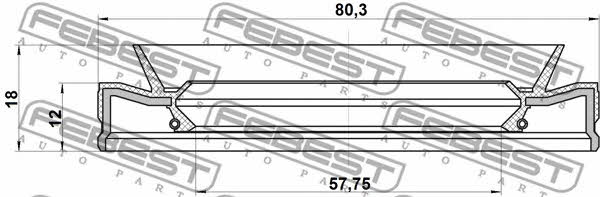 Buy Febest 95HEY-59801218R at a low price in United Arab Emirates!