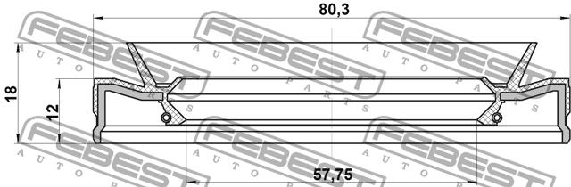 Buy Febest 95HEY59801218R – good price at EXIST.AE!