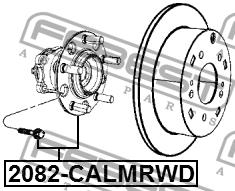 Febest Rear wheel hub – price [object Object] PLN