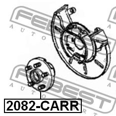 Febest Rear wheel hub – price 337 PLN