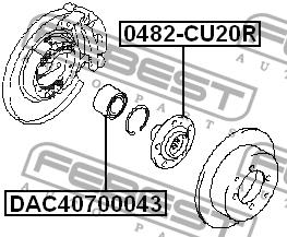 Febest Wheel Hub – price 142 PLN