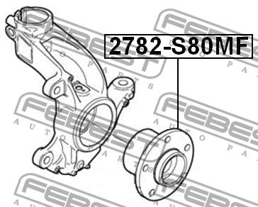 Febest Wheel hub front – price [object Object] PLN