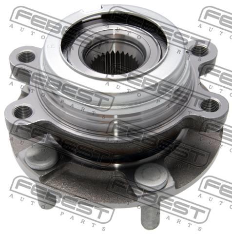 Wheel hub with front right bearing Febest 0282-Z51MFR