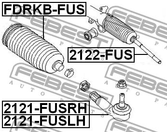 Inner Tie Rod Febest 2122-FUS