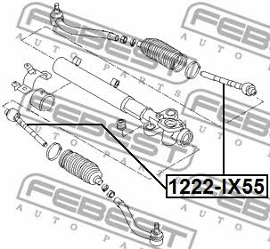 Febest Inner Tie Rod – price 23 PLN