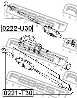 Febest Inner Tie Rod – price 41 PLN