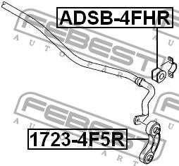 Febest Rear anti roll bar link – price [object Object] PLN