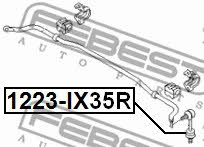 Febest Rear anti roll bar link – price [object Object] PLN