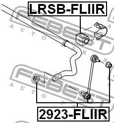 Febest Rear stabilizer bar – price 44 PLN