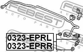 Febest Anti roll bar link, rear right – price [object Object] PLN