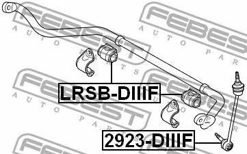 Febest Front anti roll bar link – price 74 PLN