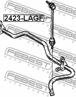 Febest Front stabilizer bar – price