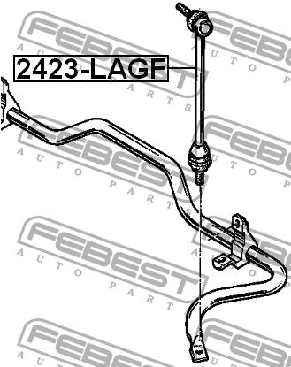 Front stabilizer bar Febest 2423-LAGF