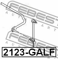 Front anti roll bar link Febest 2123-GALF
