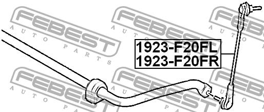 Febest Front anti roll bar link – price [object Object] PLN