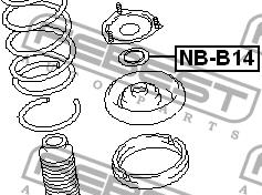 Febest Shock absorber bearing – price 29 PLN