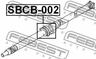 Febest Driveshaft outboard bearing – price [object Object] PLN