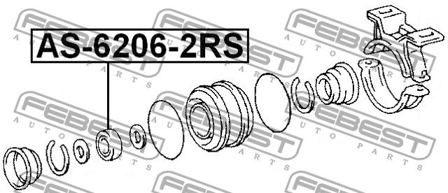 Buy Febest AS-6206-2RS at a low price in United Arab Emirates!