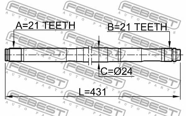 Buy Febest 0212-QG15LH at a low price in United Arab Emirates!
