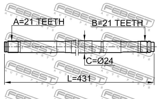 Buy Febest 0212QG15LH – good price at EXIST.AE!