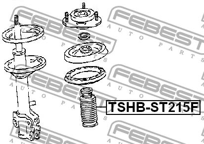 Febest Bellow and bump for 1 shock absorber – price 44 PLN