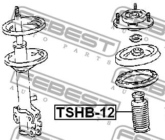 Febest Bellow and bump for 1 shock absorber – price 34 PLN