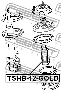 Febest Bellow and bump for 1 shock absorber – price 31 PLN