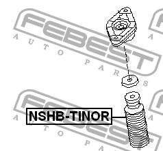 Febest Bellow and bump for 1 shock absorber – price 35 PLN
