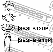 Rear shock absorber boot Febest SBSHB-B10R