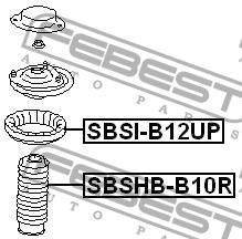 Febest Rear shock absorber boot – price 24 PLN