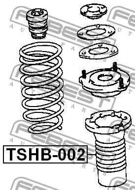 Febest Front shock absorber boot – price 54 PLN