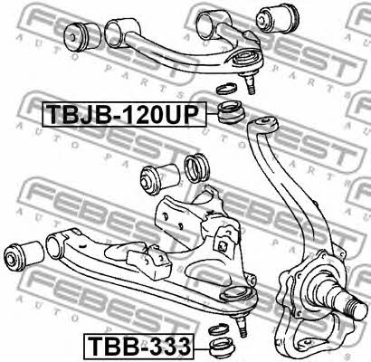 Febest Front lower arm ball joint boot – price 15 PLN