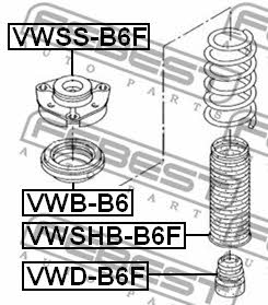 Febest Front shock absorber boot – price 51 PLN