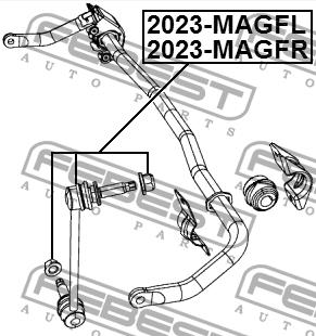 Febest Front stabilizer bar, right – price 71 PLN