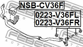 Buy Febest 0223V36FR – good price at EXIST.AE!