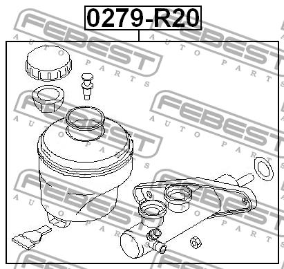 Febest Brake Master Cylinder – price 467 PLN