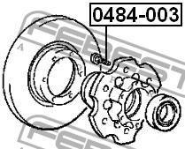 Febest Wheel Stud – price 12 PLN